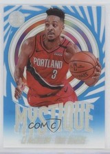 2019-20 Panini Illusions Mystique Sapphire CJ McCollum #12 09kc