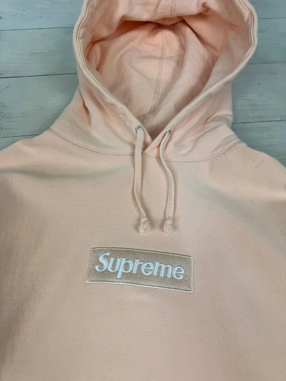 Felpa con cappuccio uomo Supreme Box logo pesca taglia XL