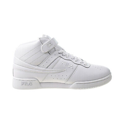 Fila F-13V Leather/Synthetic Men's Hi Top Shoes Triple-White 1VF059LX-100 | eBay