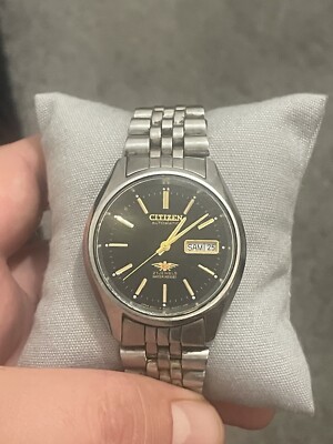 VINTAGE CITIZEN HERREN 21 JEWELS AUTOMATIK UHR DAY DATE EAGLE 7 PORTOFREI UK