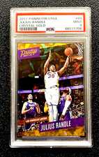PSA 9 MINT SSP /10 2017 JULIUS RANDLE PANINI PRESTIGE CRYSTAL GOLD #69 2459E4022