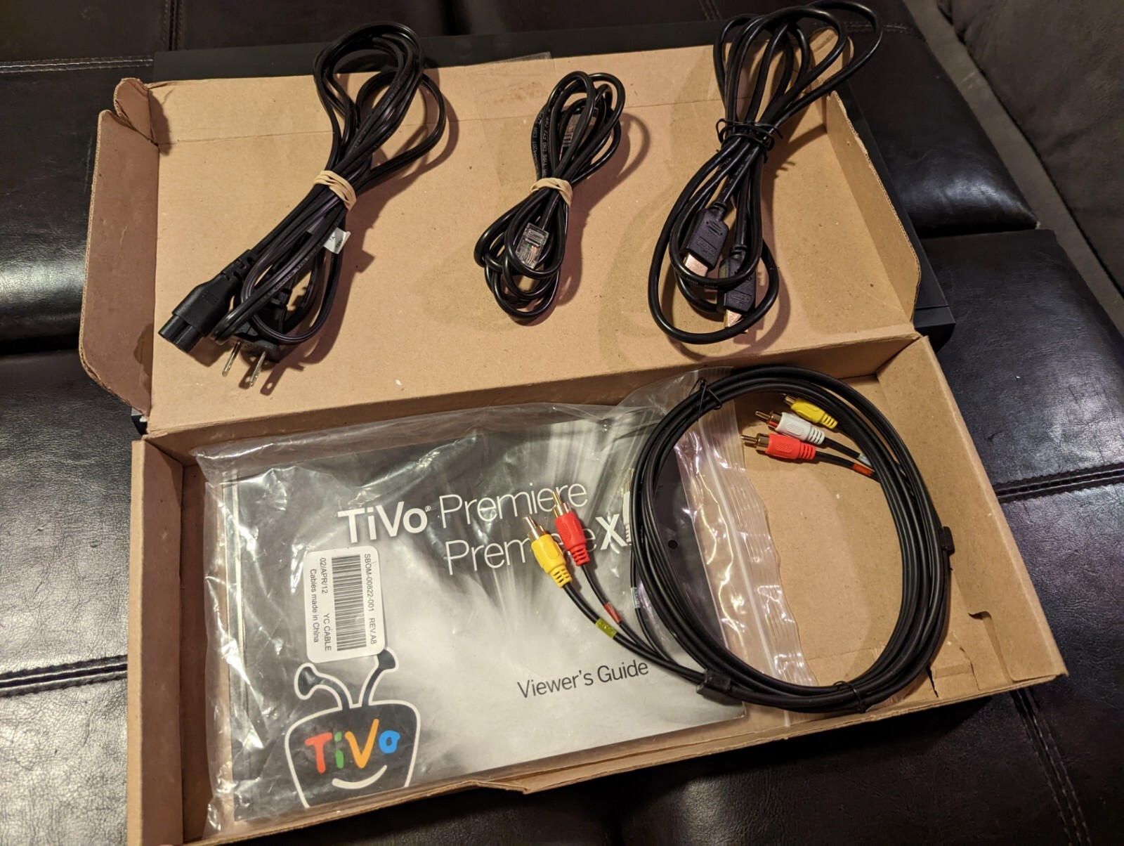 TiVo Premiere XL TCD746500 DVR with Remote, Cables & Manual eBay