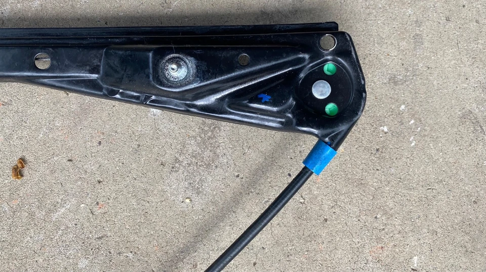 00-02 Jaguar S-Type X200 Puerta delantera derecha Ventana Motor Regulador OEM Foto 4 de 4