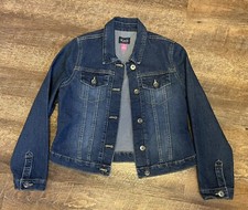 CHILDREN'S PLACE Blue Jean JACKET Girls Size 14 XL