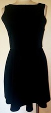 Alice Olivia Little Black Sleeveless A-line Swing Dress Size 6