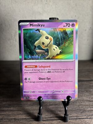 Pokemon TCG - Paldean Fates - Mimikyu - 037/091 - Holo - Rare NM