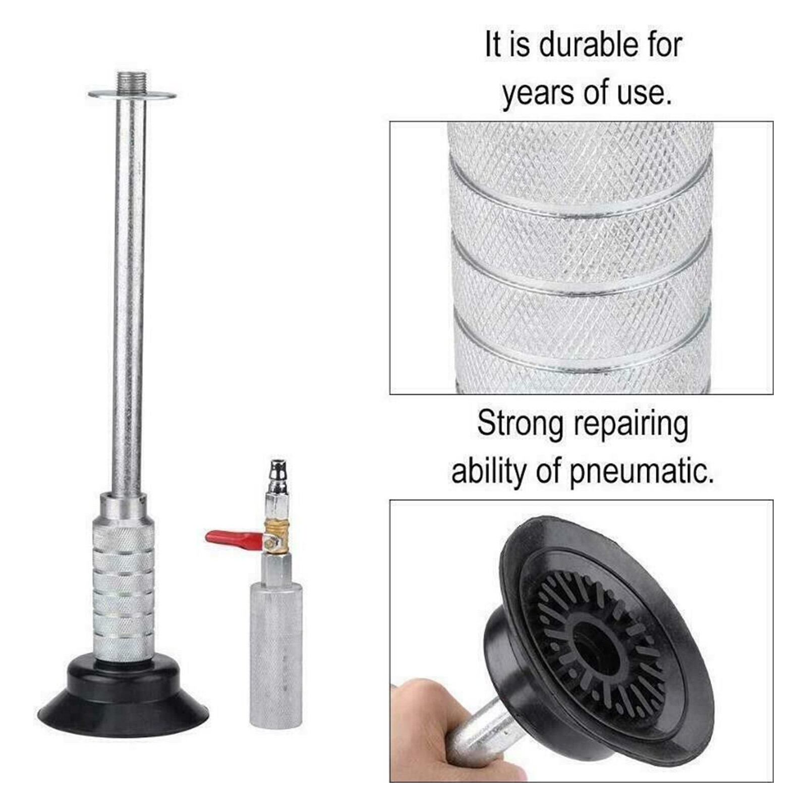 Car Dent Puller Air Pneumatic Body Repair Suction Cups Slide Hammer