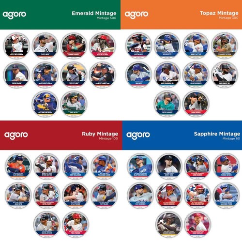 2024 Major League Baseball MLB Trading Coins 2pc Set in Sealed Box By Agoro O... - Picture 2 of 3