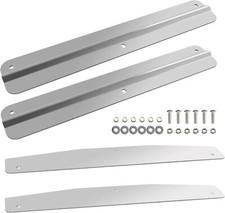 24 Stainless Steel Mudflap Weights Pair Weight With Backing Plate Universal