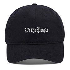 Men Baseball Cap We The People Embroidery Hat Embroidered Hats Cotton Caps