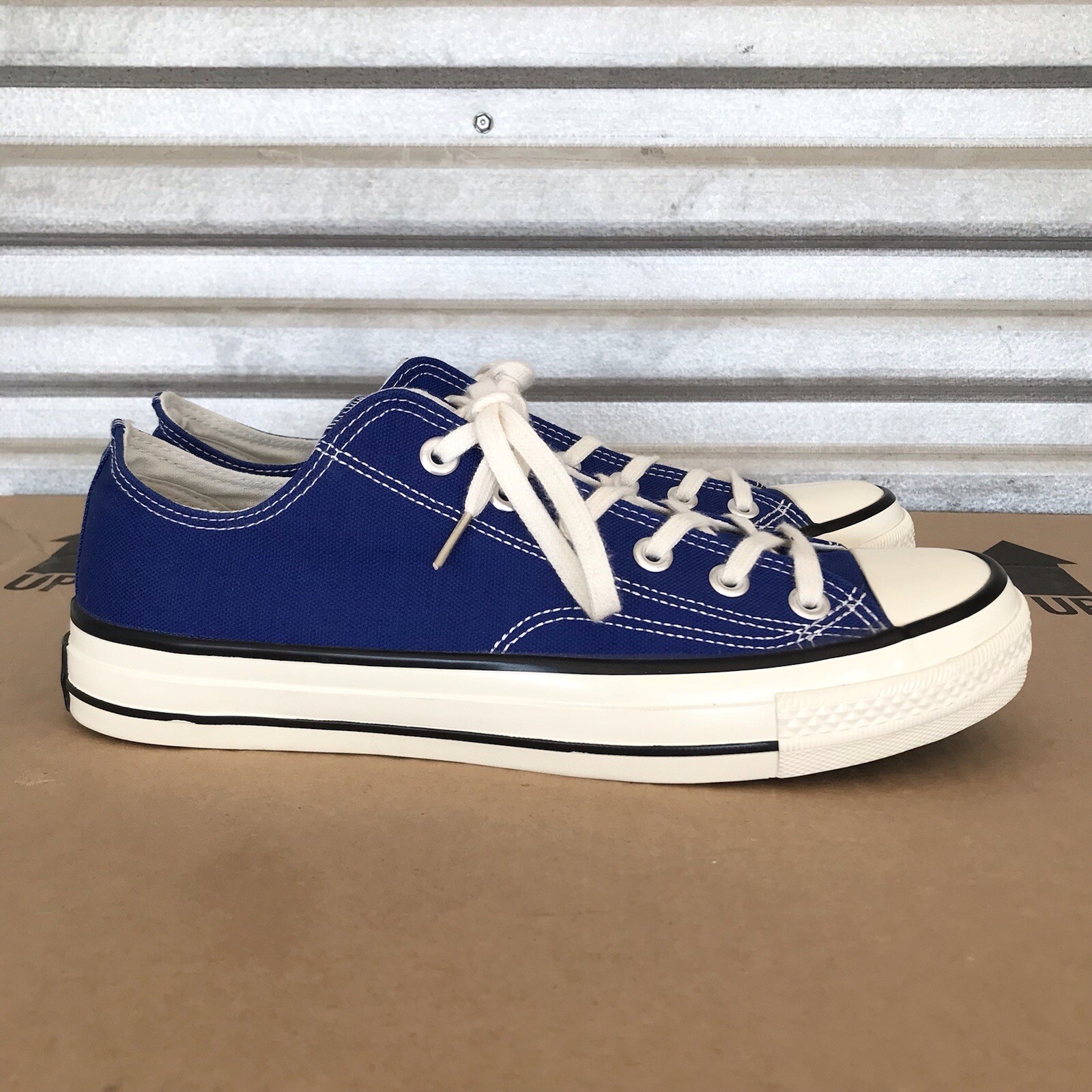 SAOLA Evenstar Sneakers Moda Uomo Donna Blu Navy Tela Lacciate Comfort Retro 10 11