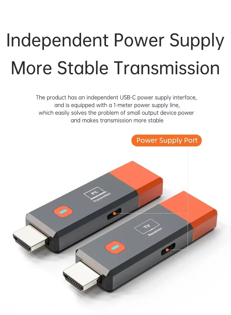 Wireless HDMI Extender Kit Transmitter Receiver TV Stick Adapter