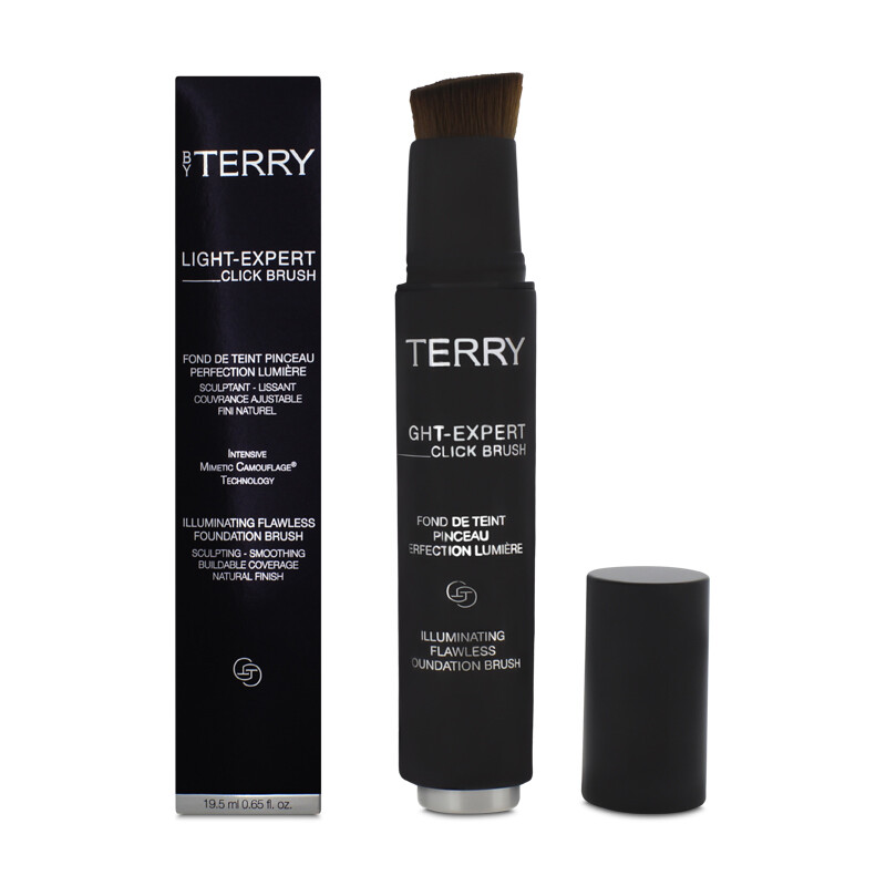 От Terry Light Expert Нажмите на кисть для нанесения тонального крема 2 абрикосовых оттенка