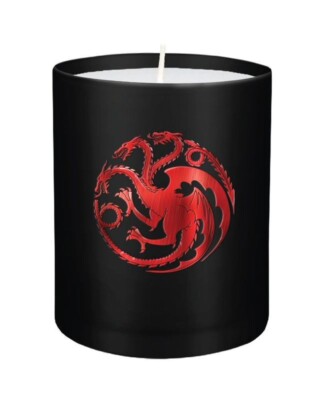 INSIGHT EDITIONS GAME OF THRONES TARGARYEN GLASS CANDLE 8X9CM