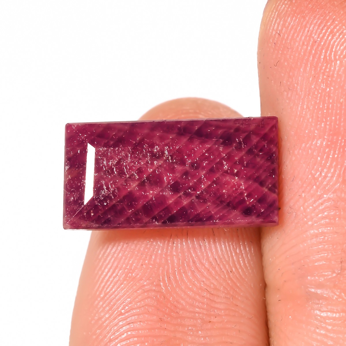 【Rubyページ】 8.45 CT Natural Red RUBY Precious Octagon Cut Top Ruby
