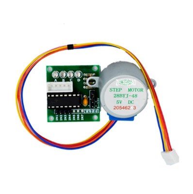 2PCS 5V Stepper Motor 28BYJ-48 With Drive Test Module Board 5 Line 4 Phase #D4