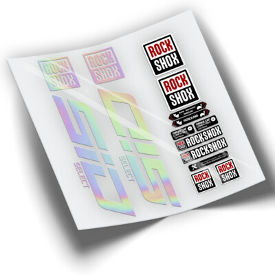 PEGATINAS HORQUILLA ROCKSHOX SID SELECT 2021 VINILOS AUFKLEBER STICKERS WP343