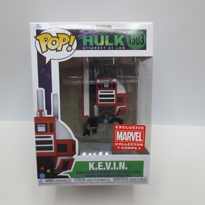 Funko Pop K.E.V.I.N. She Hulk 1303 Disney Plus Exclusive Marvel Collectors Corp
