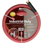 Apex Commercial Hot Water Hose 5/8 Inch Dia X 25 Ft Red Rubber Industrial Duty