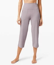 NWT LULULEMON ALIGN WIDE LEG CROP 23”~size:4~ ~Violet Verbena~ 