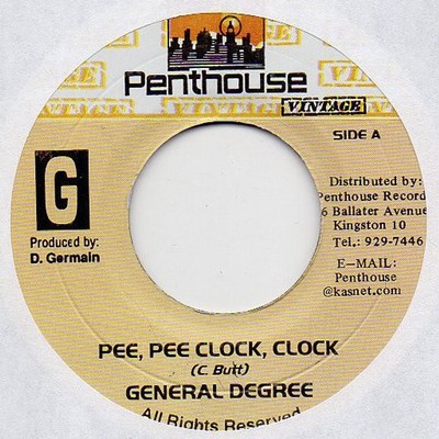 General Degree - Pee, Pee Clock, Clock (Vinyl 7'' - JM - Original)