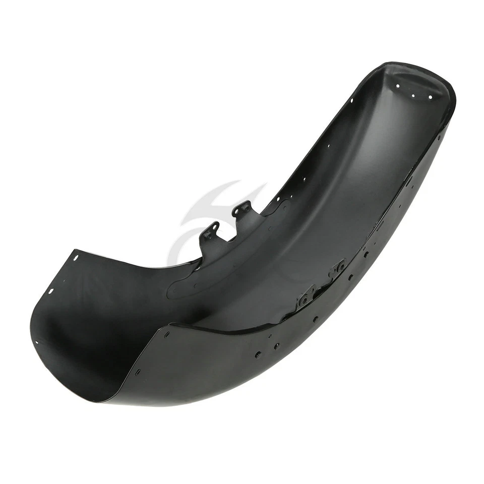 Vivid Black Front Fender Fit For Harley Ultra Limited Low Classic 2014-2023 2022 - Image 4 of 4