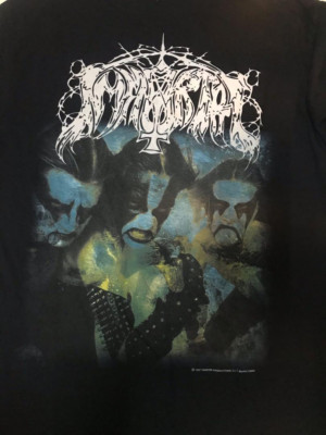 Immortal Band Gift For Friends Black T-Shirt Cotton All Size