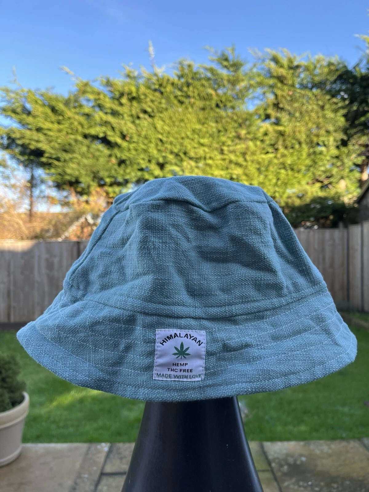 Cream Organic Hemp Bucket Hat | Festival Boho Hippie Lightweight Unisex Sun Hat