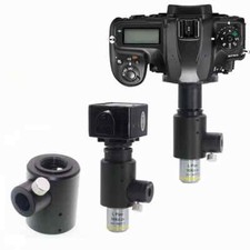 Half Reflection Half Transmission Coaxial Point Light Video Microscope C-Mount 