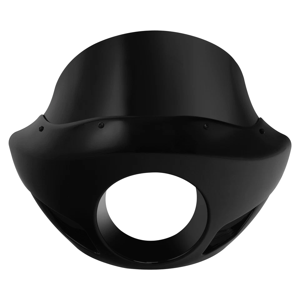 Carenado de faros delanteros Café Racer de 5 3/4" apto para Harley Touring Sportster Dyna Foto 4 de 4