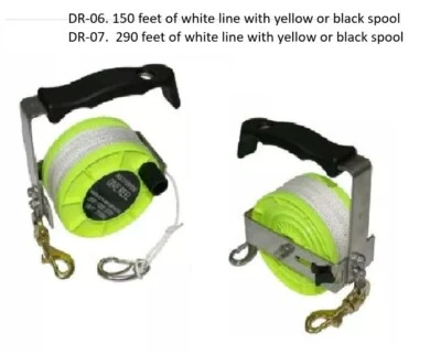 Carrete de buceo smb en 2 tamaños, 2 colores, 2 clips. NUEVO