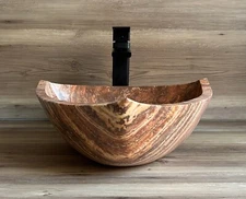 Natural Stone Bathroom Sink – Marble Travertine