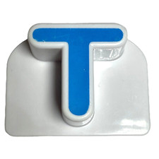 Leap Frog Fridge Phonics Replacement Letter  T  Single Tested No Base Blue 2009