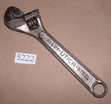Utica 91-6 Alloy Steel 6 Inch Adjustable Wrench ... Made in USA