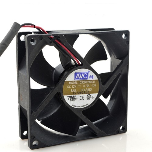8025 8CM DS08025B12U 12V 0.70a 8cm 4-Pin Temperature Control Cooling Fan - Picture 5 of 5