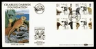 DR WHO 1982 GB FDC DARWIN ANIV ANIMAL COMBO R42130
