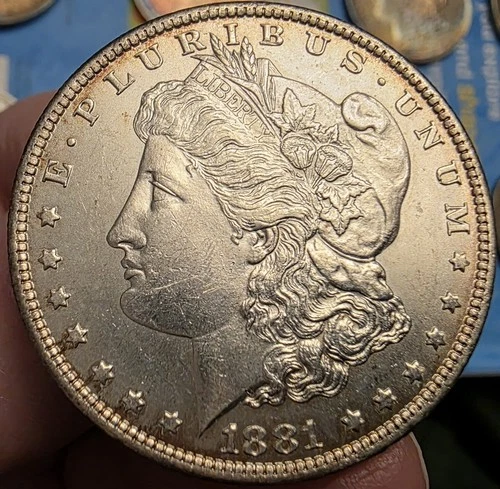 1881-O New Orleans Morgan Silver Dollar Brilliant Uncirculated NO TONE BU