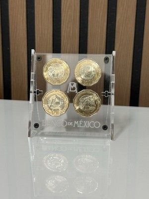 Banco de México 20 Pesos Copa Mundial de la FIFA 2026 4-Coin Set & Acrylic Case