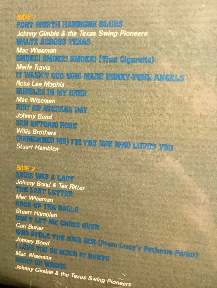 Johnny Gimble Johnny Gimble's Texas Honky Tonk Hits 2x LP New sealed Merle Travi - Image 3 of 4