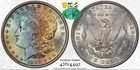 Toned Morgan Dollar 1896 1$ PCGS MS67 CAC Monster Rainbow Toning!