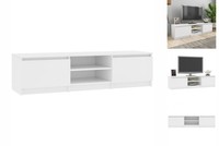 Tv-Schrank Weiß 140X40X35,5 Cm Spanplatte Lowboard