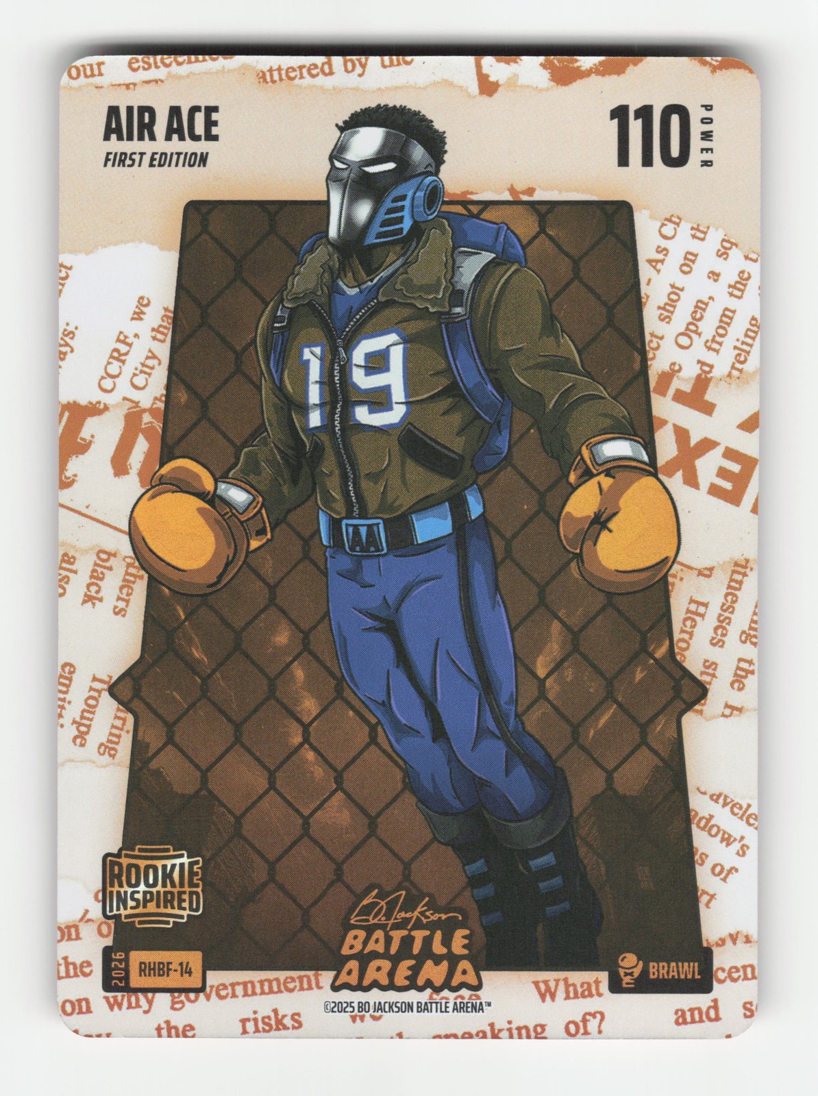 2026 Bo Jackson Battle Arena #RHBF-14 Air Ace Ace Bailey Red Headlines