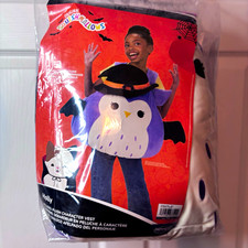 Squishmallows Holly Owl Halloween Plush Adjustable Vest Costume One Size Purple
