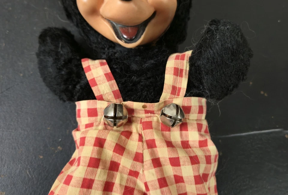 Par de boneca de pelúcia década de 1940 Walt Disney's Minnie Mickey Mouse GUND - Imagem 3 de 4