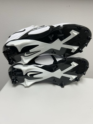Size 12 Wide-Nike Alpha Menace Pro 3 White Black Football Cleats