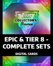 ⭐TOPPS MARVEL COLLECT | COLLECTORS RESERVE RAINBOW 25 | EPIC & LOWER SETS⭐