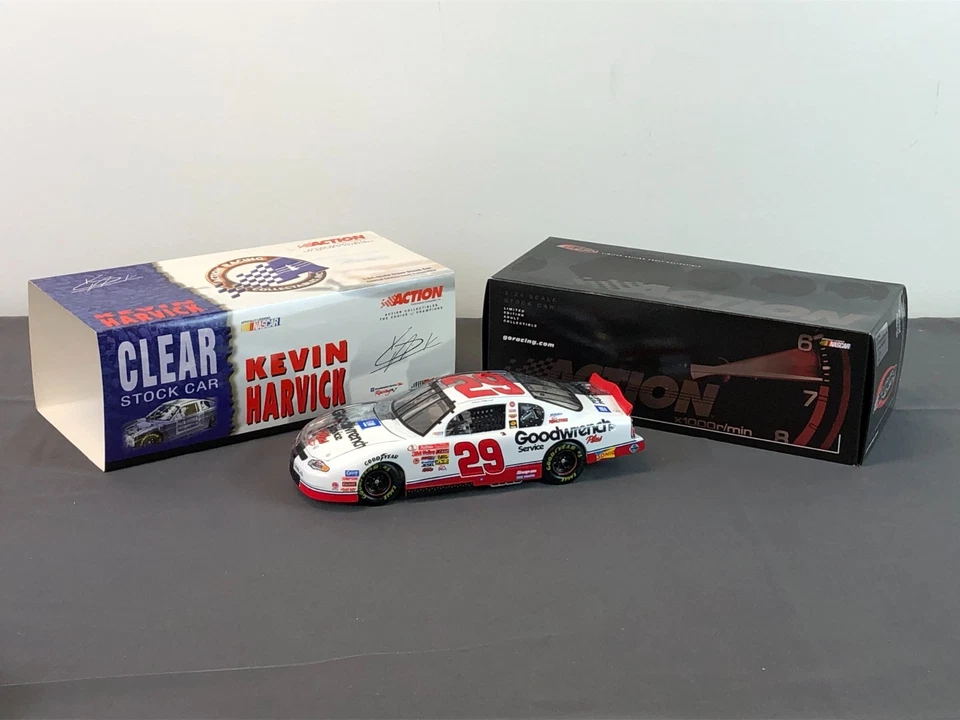 Action 1:24 Diecast KEVIN HARVICK #29 GM Goodwrench 2001 Monte Carlo CLEAR CAR - Image 2 of 4