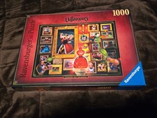 Ravensburger 1000 pc Puzzle Disney Villainous Queen of Hearts Alice Wonderland