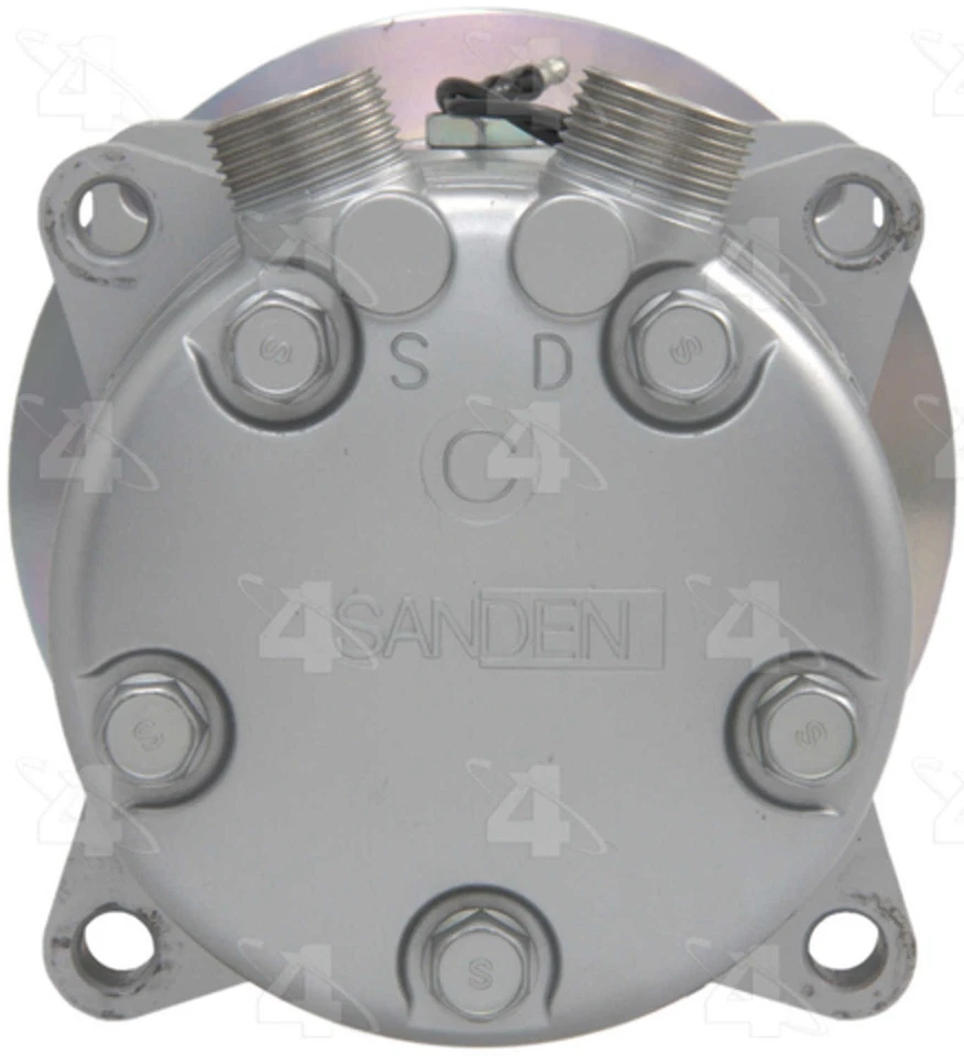 A/C Compressor-New Compressor 4 Seasons 58034 fits 85-88 Autocar ACL - Image 2 of 4