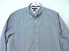 Tommy Hilfiger Stripe Shirt Grey Size XL
